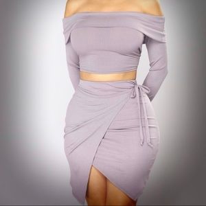 Matching shirt & skirt set